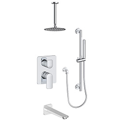 3 function pressure balanced shower system (with or. without shared function)