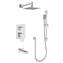 3 function pressure balanced shower system (with or. without shared function)