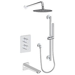 3 function thermostatic shower system (with or. without shared function)