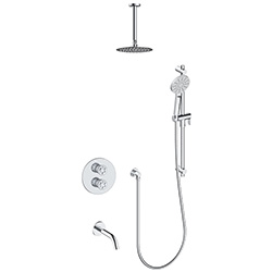 3 function thermostatic shower system (with or. without shared function)